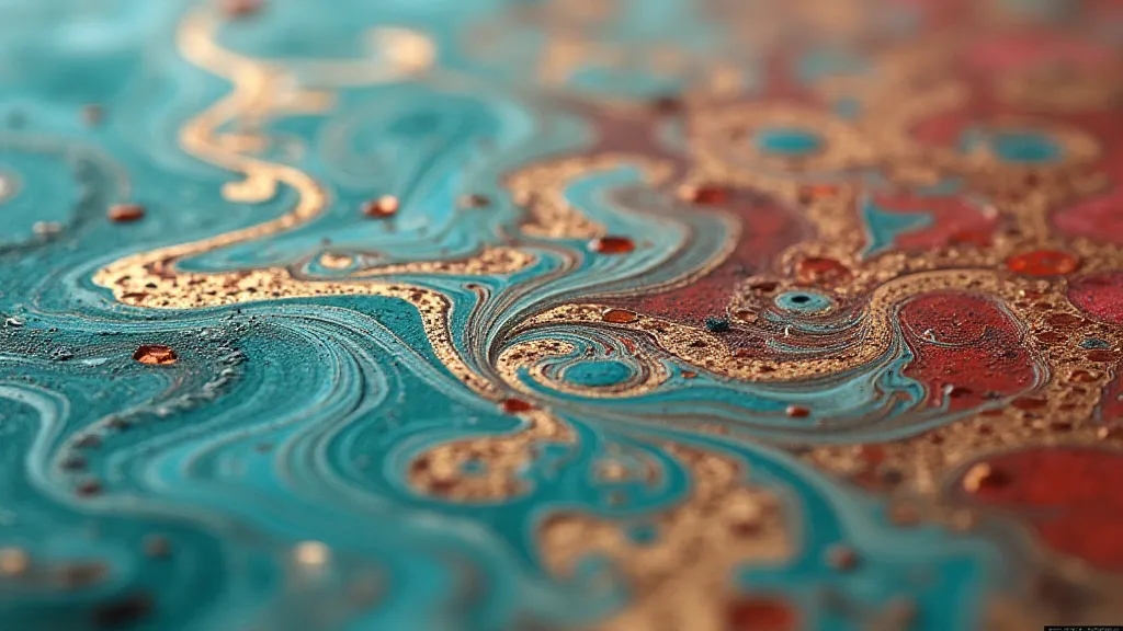 Antique Turkish Ebru Paper