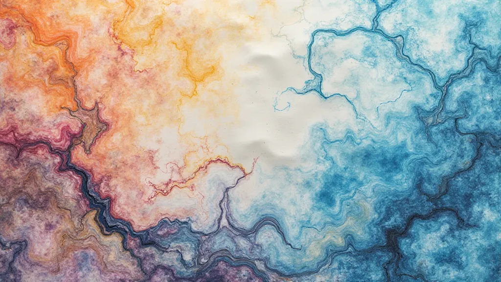 A sheet of beautiful finished marbled paper