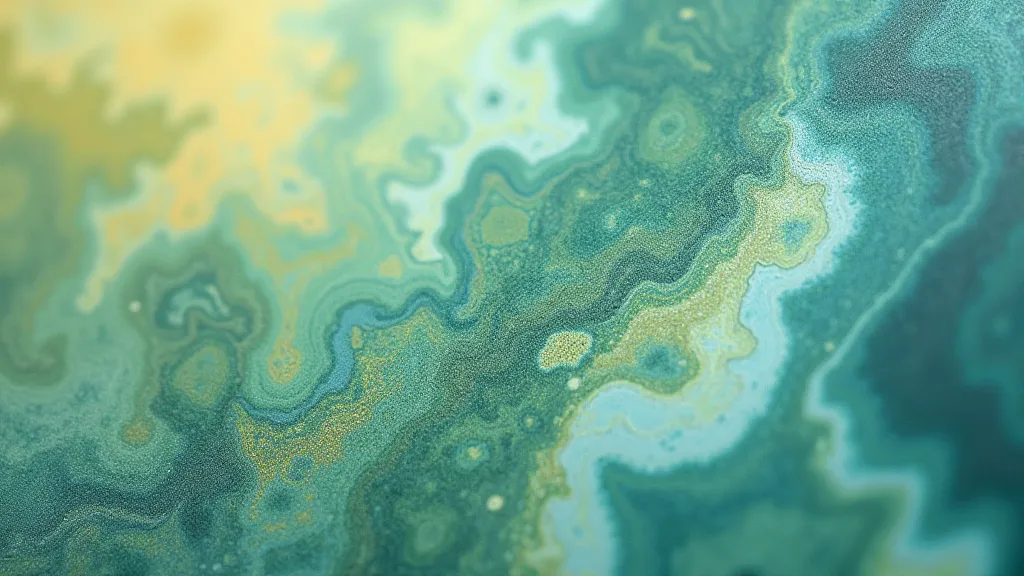 Close-up of Komorebi Dutch Marbling
