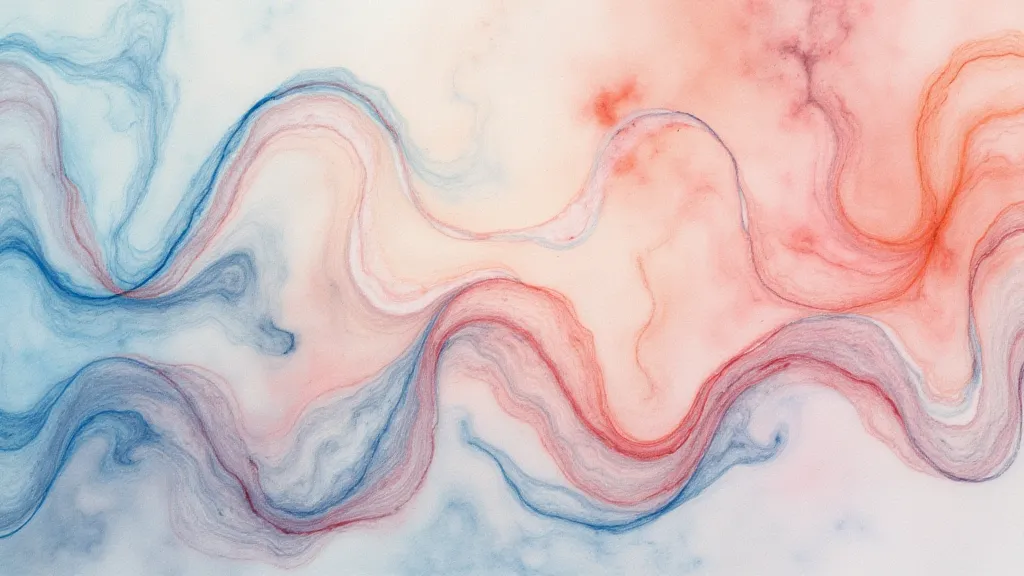 Marbled paper with a watercolor blend