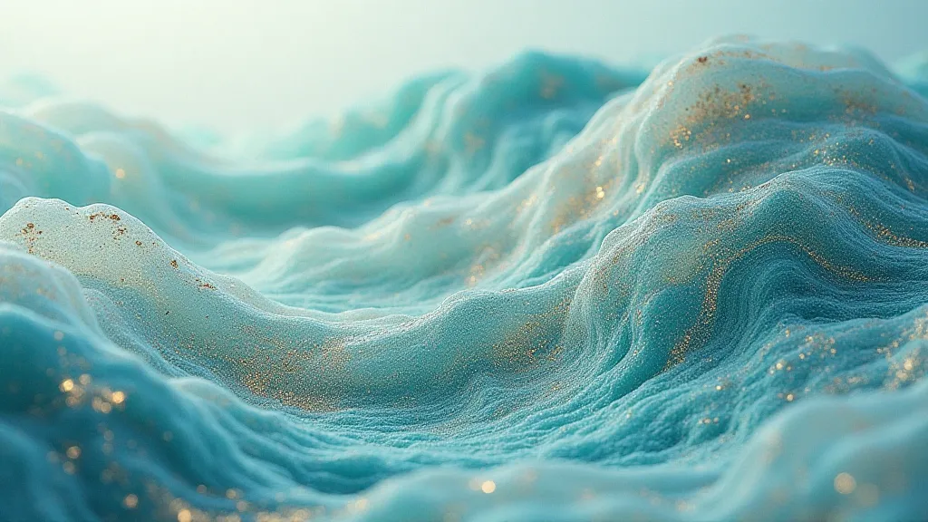 Marbled Paper Landscape Artwork