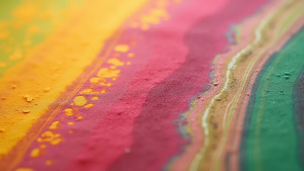 Marbled paper with natural dye colors
