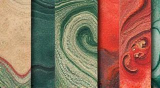 Creating Festive Marbled Paper Designs for Holidays
